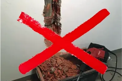 ohne Stemmarbeiten